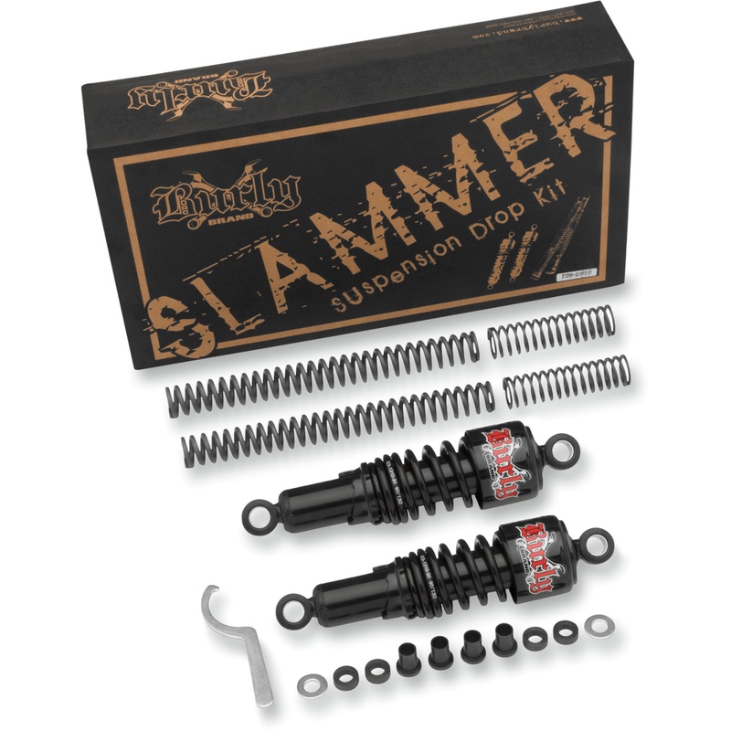 BURLY BRAND Suspension Kit – Slammer – Black – ’04 – ’15 XL Slammer Kit