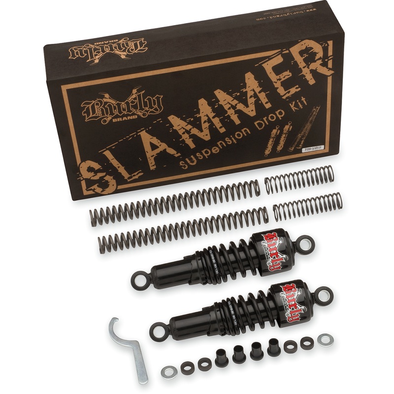 BURLY BRAND Suspension Kit – Slammer – Chrome – ’88 – ’03 XL Slammer Kit