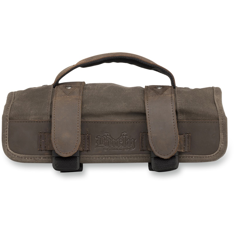 BURLY BRAND Waxed Cotton Tool Roll Tool Roll