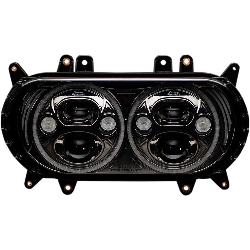 CUSTOM DYNAMICS Headlight 15-20 FLTR – Black TruBEAM LED Headlamp