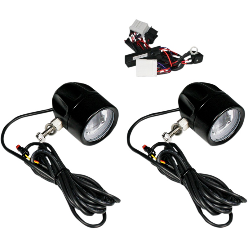 CUSTOM DYNAMICS LED Fog Light – HD – Black ProBEAM LED Halo Fog Lamps