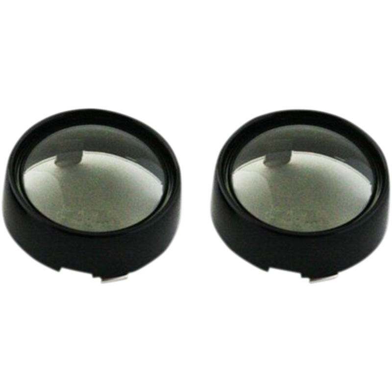 CUSTOM DYNAMICS Bullet Signal Lenses – Black/Smoke Bezel/Lenses for ProBEAM Bullet Turn Signals