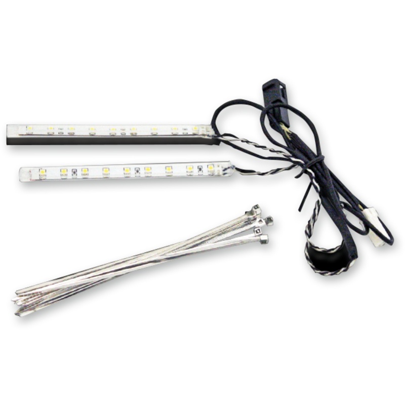 CUSTOM DYNAMICS Fairing Vent Trim – 14+FLH – Batwing Vent Insert LED Light Kit