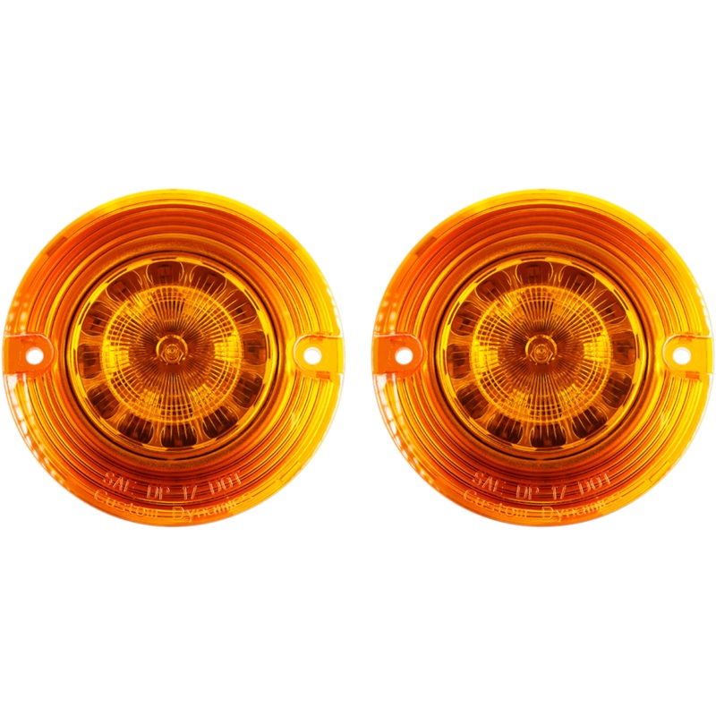 CUSTOM DYNAMICS Flat Signal Insert – 1157 – Amber ProBEAM Flat Turn Signal Inserts