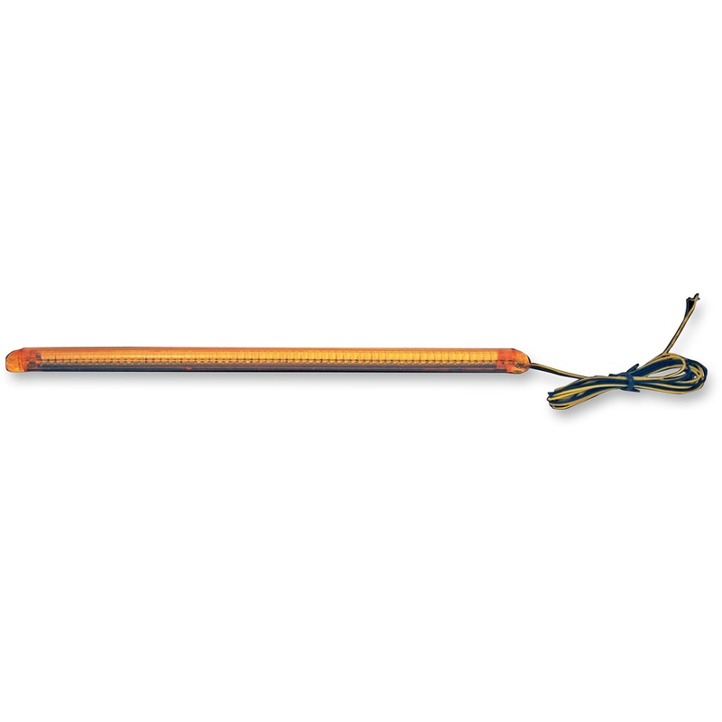 CUSTOM DYNAMICS Flexible LED Strips – 65 LEDs –  Amber/Smoke TruFLEX II Flexible LED Strip