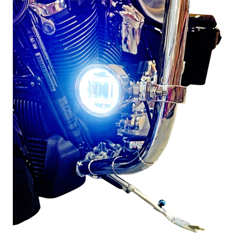CUSTOM DYNAMICS LED Fog Light – BCM – Chrome ProBEAM LED Halo Fog Lamps