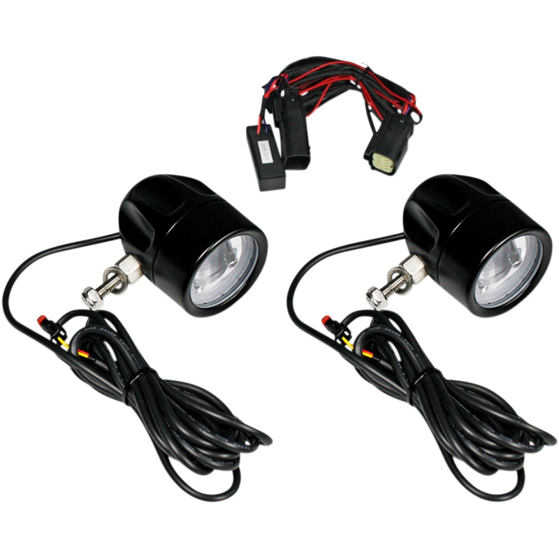 CUSTOM DYNAMICS LED Fog Light – SS8 – Black ProBEAM LED Halo Fog Lamps