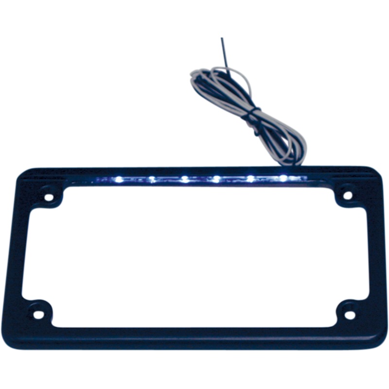 CUSTOM DYNAMICS LED License Plate Frame – Black LED License Plate Frame