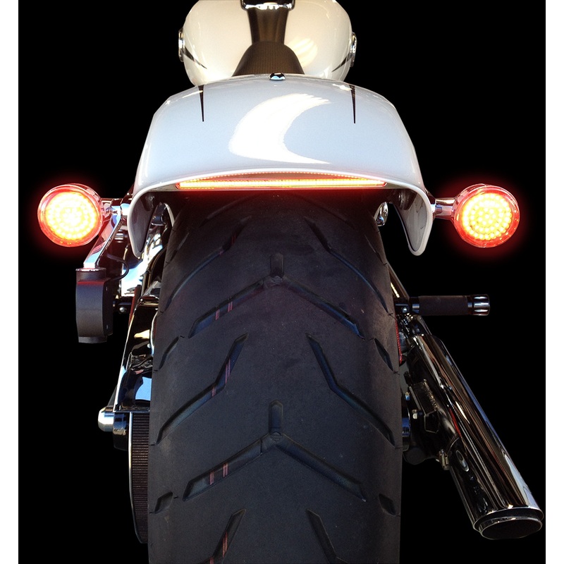 CUSTOM DYNAMICS LED Taillight – FXSB – Chrome Billet LED Taillight