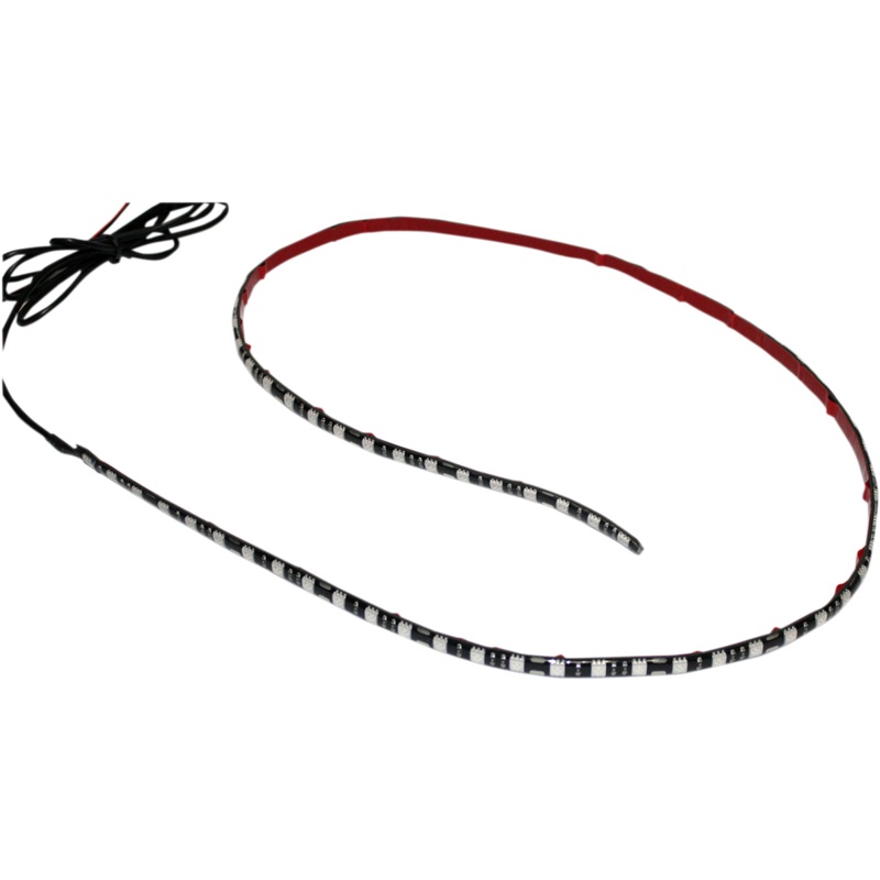 CUSTOM DYNAMICS Low-Profile LED Accent Lights – 72-LED – Red Magicflex Low-Profile LED Accent Lights
