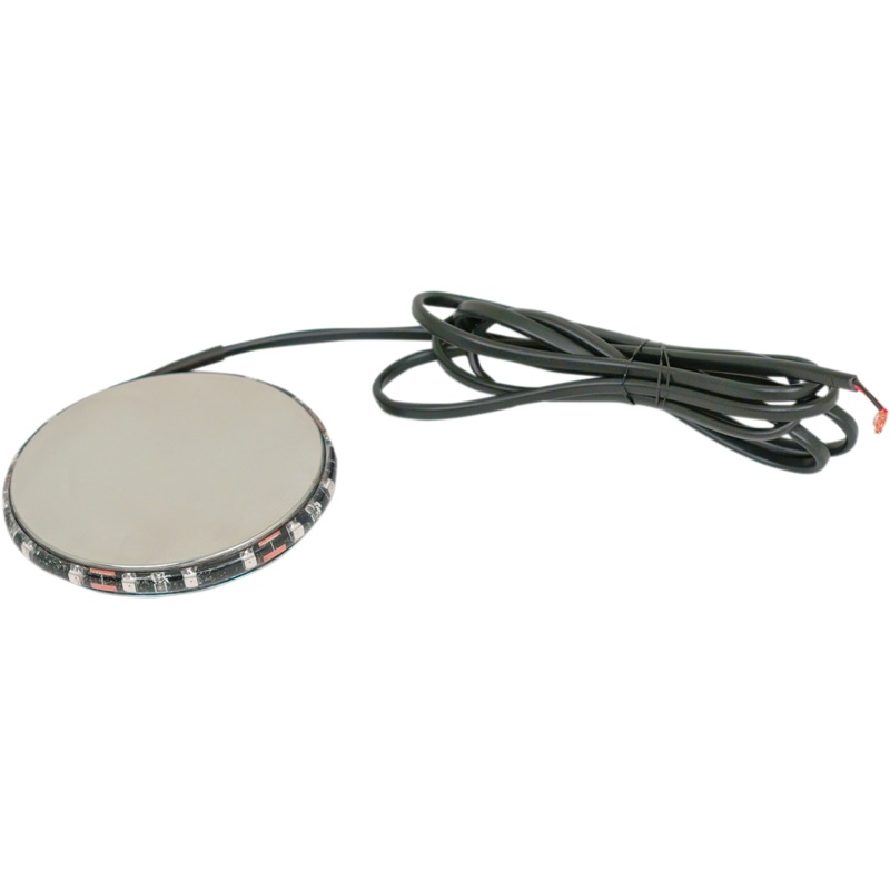 CUSTOM DYNAMICS Magicflex2 Wheel Light – Chrome/White Magicflex2 Wheel Light