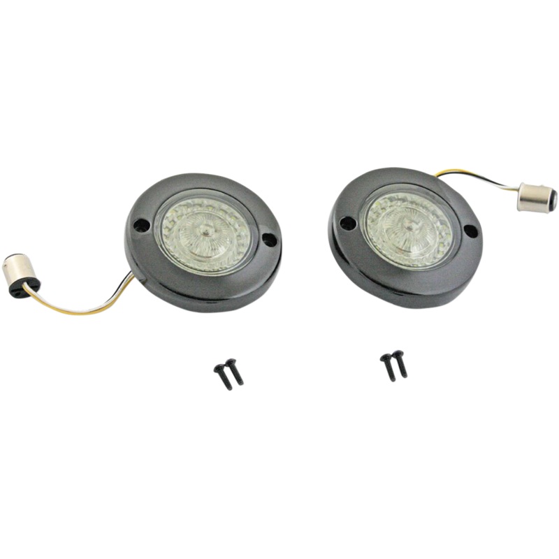 CUSTOM DYNAMICS ProBEAM Dynamic Ringz LED Turn Signal – Black – Amber/White ProBEAM Dynamic Ringz LED Turn Signals