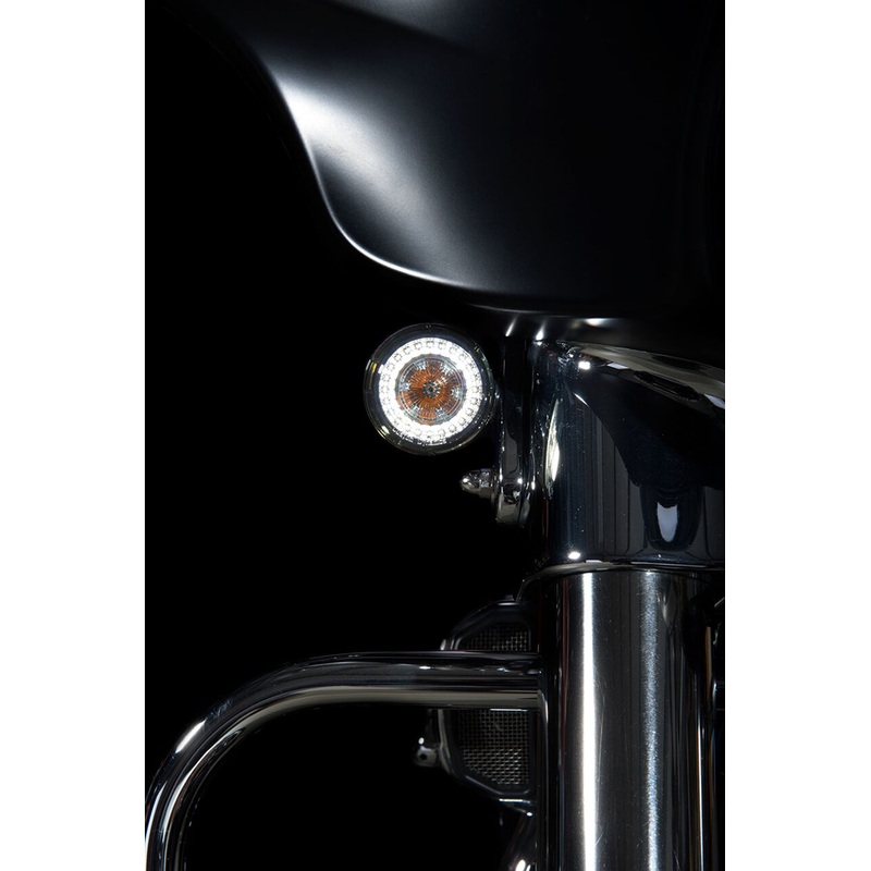 CUSTOM DYNAMICS ProBEAM Dynamic Ringz Turn Signals – 1157 ProBEAM Amber/White Dynamic Ringz
