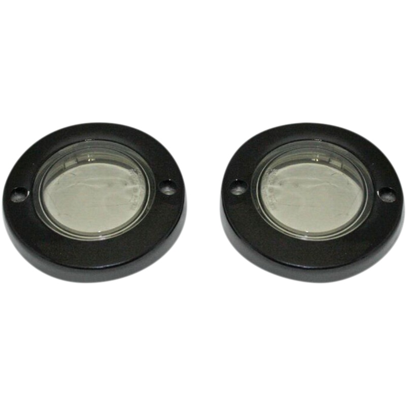 CUSTOM DYNAMICS ProBEAM Flat Bezel Turn Signal Adapters – Black/Smoke ProBEAM Flat Bezel Turn Signal Adapters