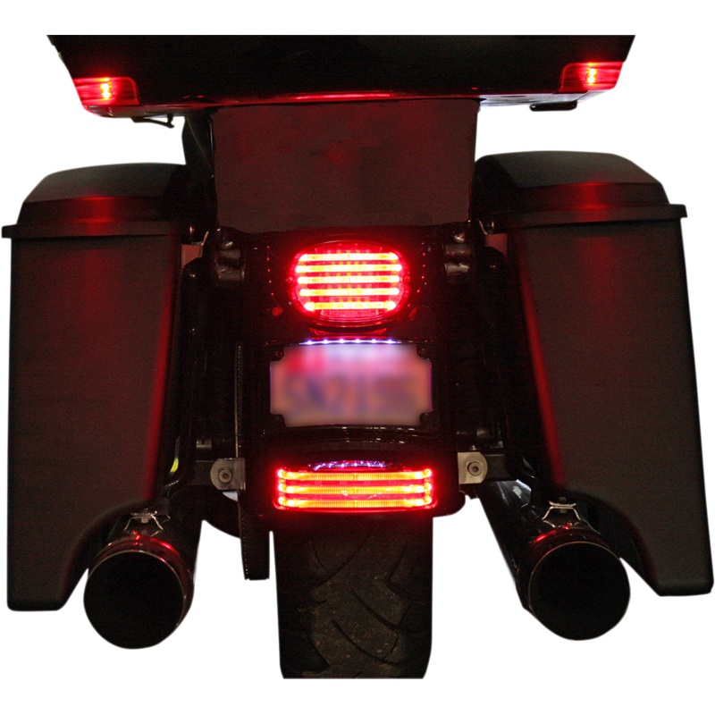 CUSTOM DYNAMICS Fender Tip Light – Smoke Lens – Chrome LED Fender Tip Taillight