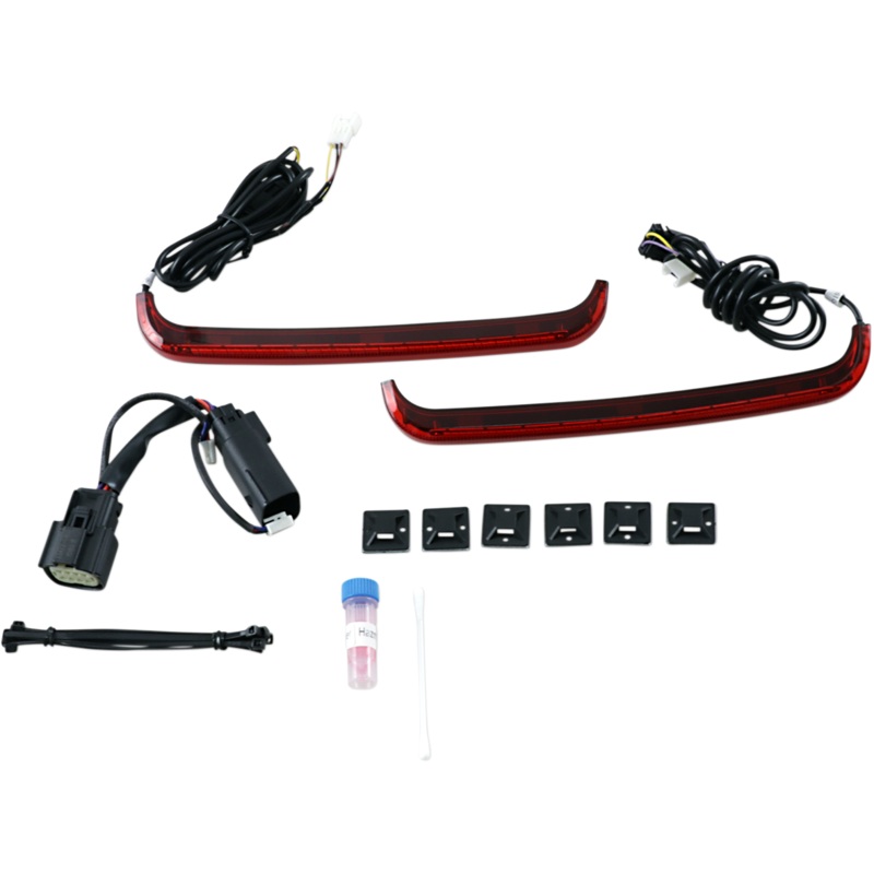 CUSTOM DYNAMICS LED Low-Profile BAGZ Accent Lights – ’09-’13 Red Lens LED Low-Profile BAGZ Accent Lights