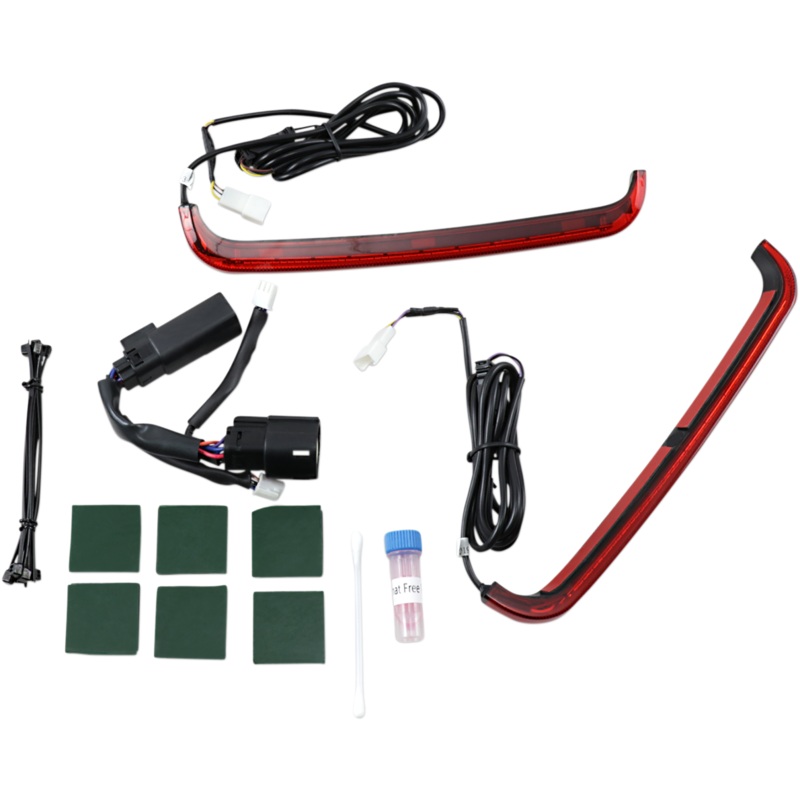 CUSTOM DYNAMICS LED Low-Profile BAGZ Accent Lights 10-13 – Red Lens LED Low-Profile BAGZ Accent Lights