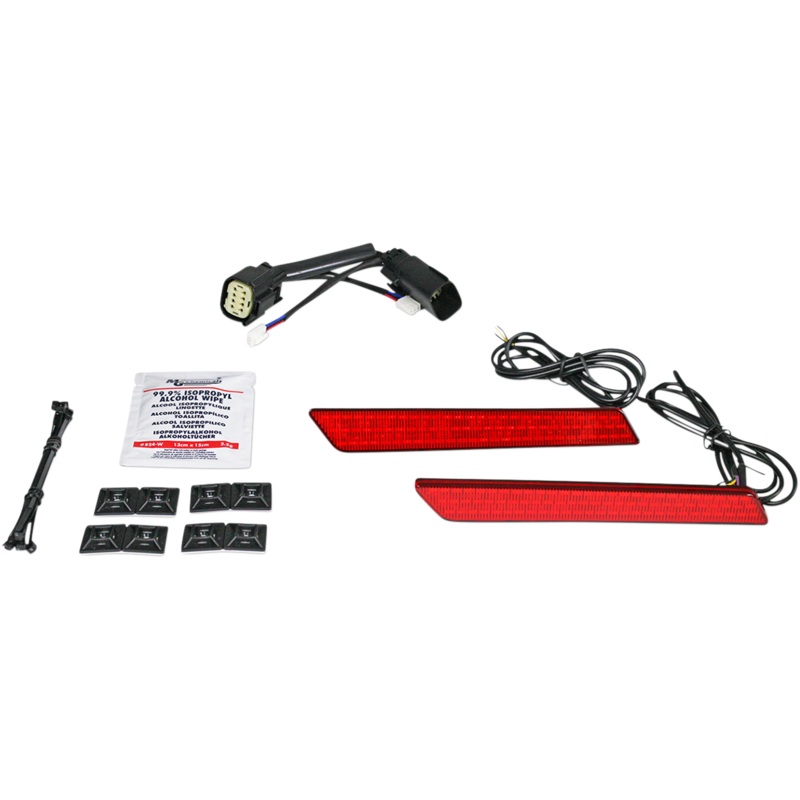 CUSTOM DYNAMICS Saddlebag Latch Lights – SS8 – Red Saddlebag Latch  Lights