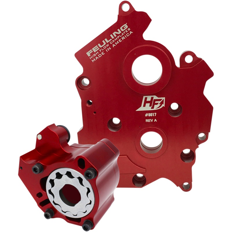 FEULING OIL PUMP CORP. Race Oil Pump with Plate – M8 Water Cooled Race Series Oil Pump/Camplate Kit