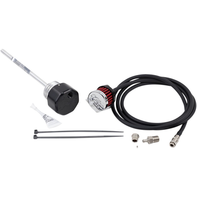 FEULING OIL PUMP CORP. Vented Dipstick – Black – Touring Vented Dipstick