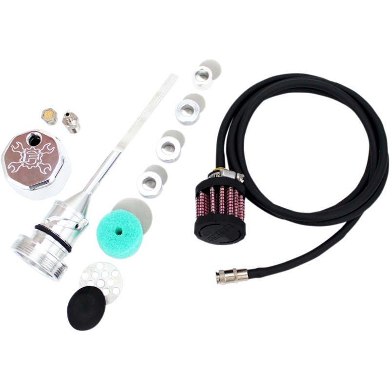 FEULING OIL PUMP CORP. Vented Dipstick – Polished – Softail Vented Dipstick