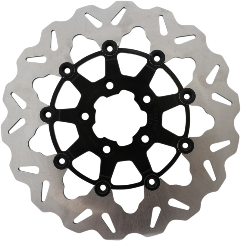 GALFER Wave Brake Rotor – Front – Black Carrier Wave Brake Rotors