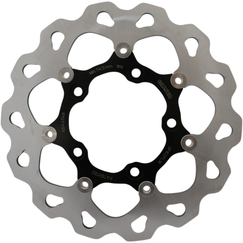 GALFER Wave Brake Rotor – Rear – Black Carrier Wave Brake Rotors