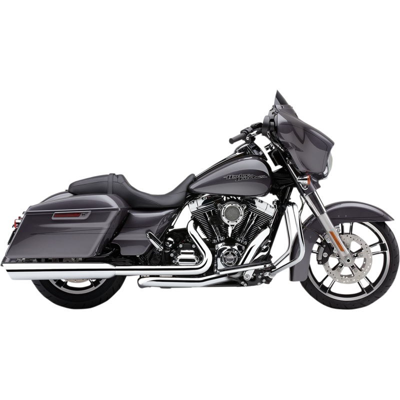 COBRA 909 4 Mufflers – Chrome – ’95-’16 Bagger 6106