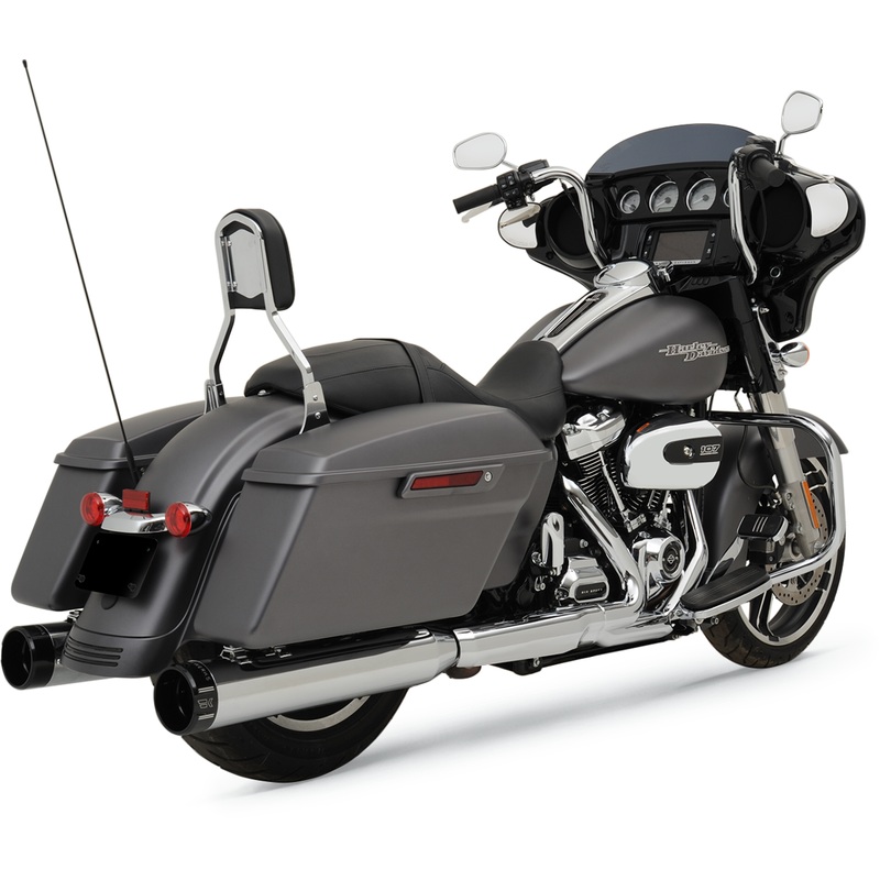 KHROME WERKS 4.5 Mufflers for Touring – Chrome with Klassic HP-Plus 4.5 Slip-On Mufflers