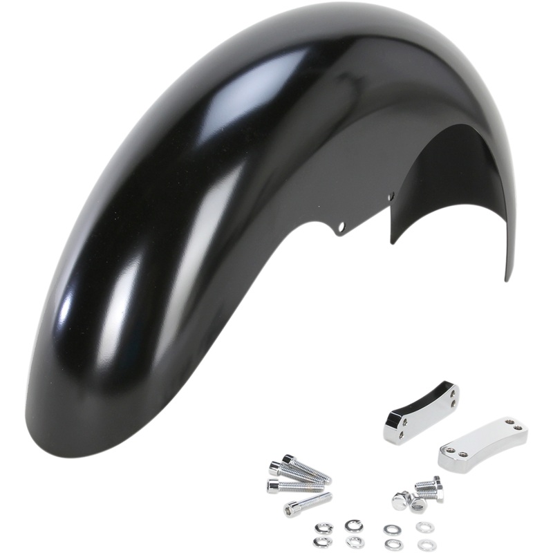 KLOCK WERKS Level Fender Kit – Steel – Black – 16-19 – ’14-’20 FL Tire Hugger Front Fender for Dresser
