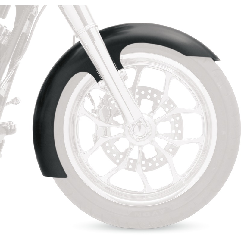 KLOCK WERKS Slicer Front Fender Kit – Black – Steel – 19 – FLH Hugger Series Front Fender