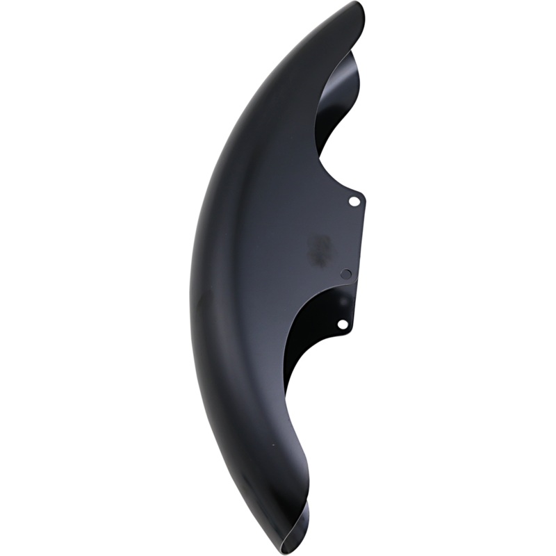 KLOCK WERKS Top Hat  Fender Kit – w/ Raw Blocks – Steel – 19 Hugger Front Fender with Mounting Blocks for Softail/Dyna
