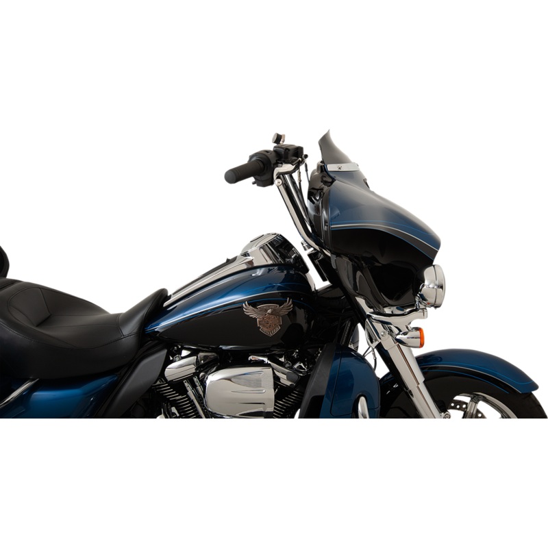 KLOCK WERKS Windshield – 4 – Black – FLH ’14+ Flare Bagger Windshield