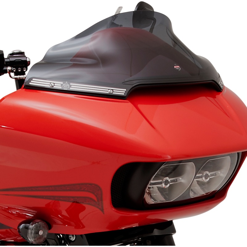 KLOCK WERKS Windshield Trim – Logo – Black – FLTR 15+ Flare Series Windshield Trim