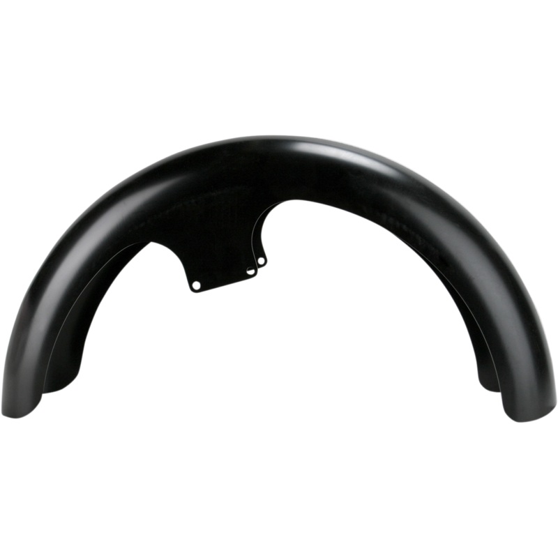 KLOCK WERKS Wrapper Fender Kit  – Steel – Black – 21 Tire Hugger Front Fender for Dresser