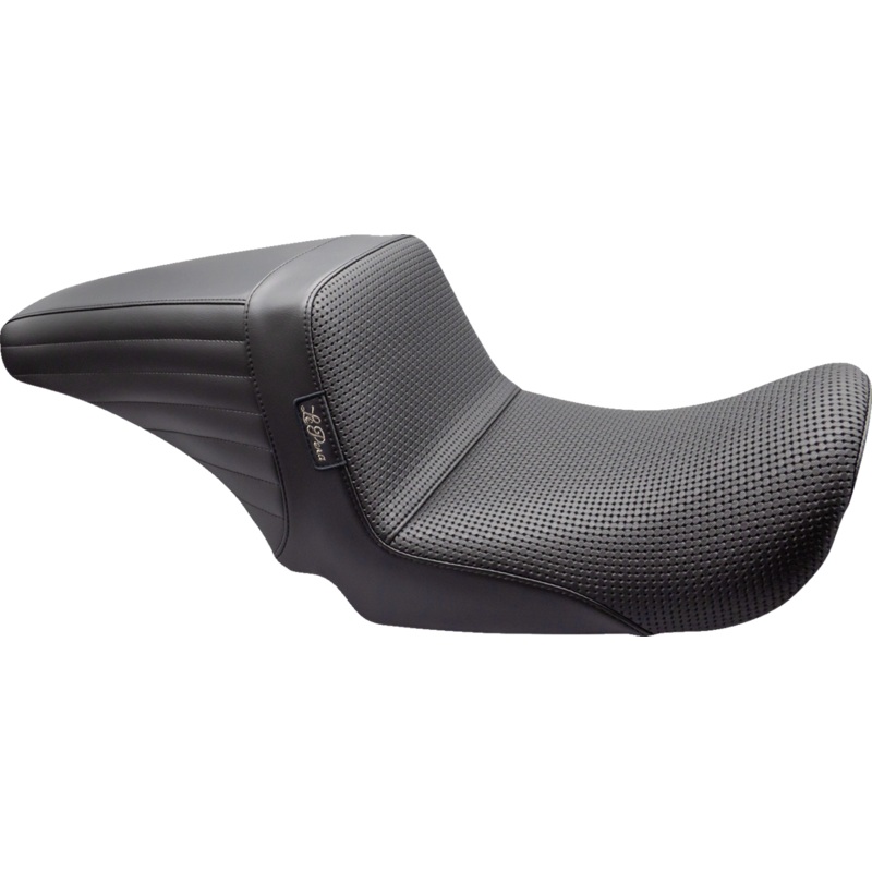 LE PERA Kickflip Up Front Seat – Basketweave – Black – Dyna ’06-’17 LKU-591BW