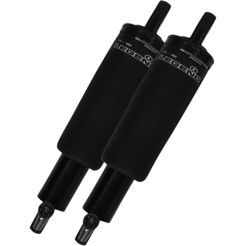 LEGEND SUSPENSION AIR-A Dyna Adjustable AIR Suspension – Black – FXD Air-A Dyna Adjustable Air Suspension