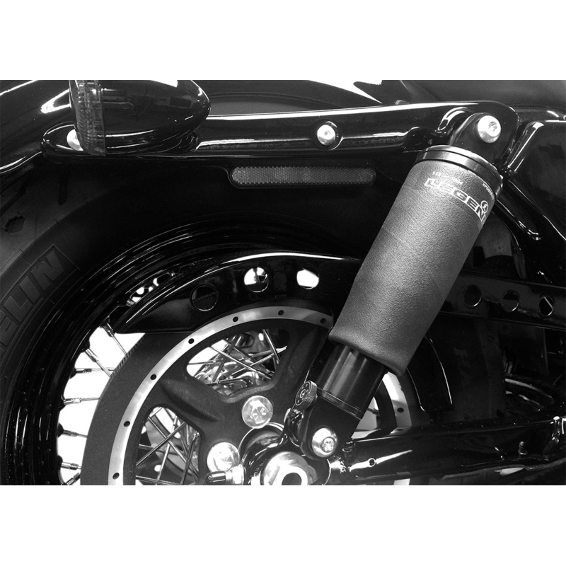 LEGEND SUSPENSION AIR-A Sportster Adjustable AIR Suspension – Black – Standard AIR-A Sportster Adjustable Air Suspension