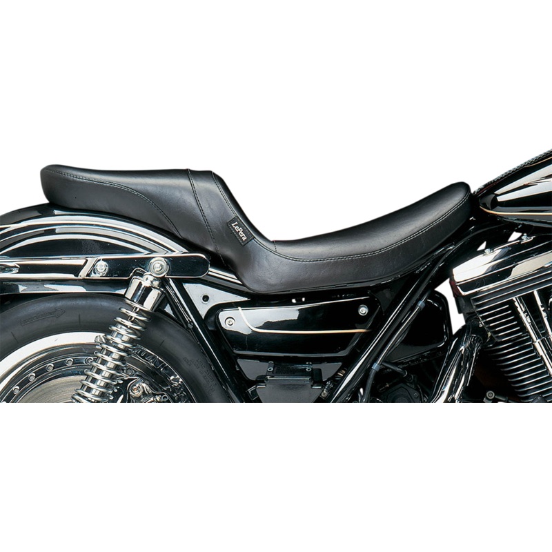 LE PERA Daytona 2-Up Seat – Smooth Black – FXR L-547S