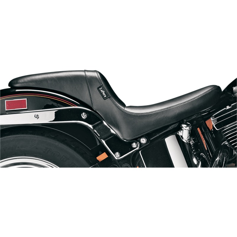 LE PERA Daytona Sport Seat – Smooth Black for Softail ’84-’99 LN-540S