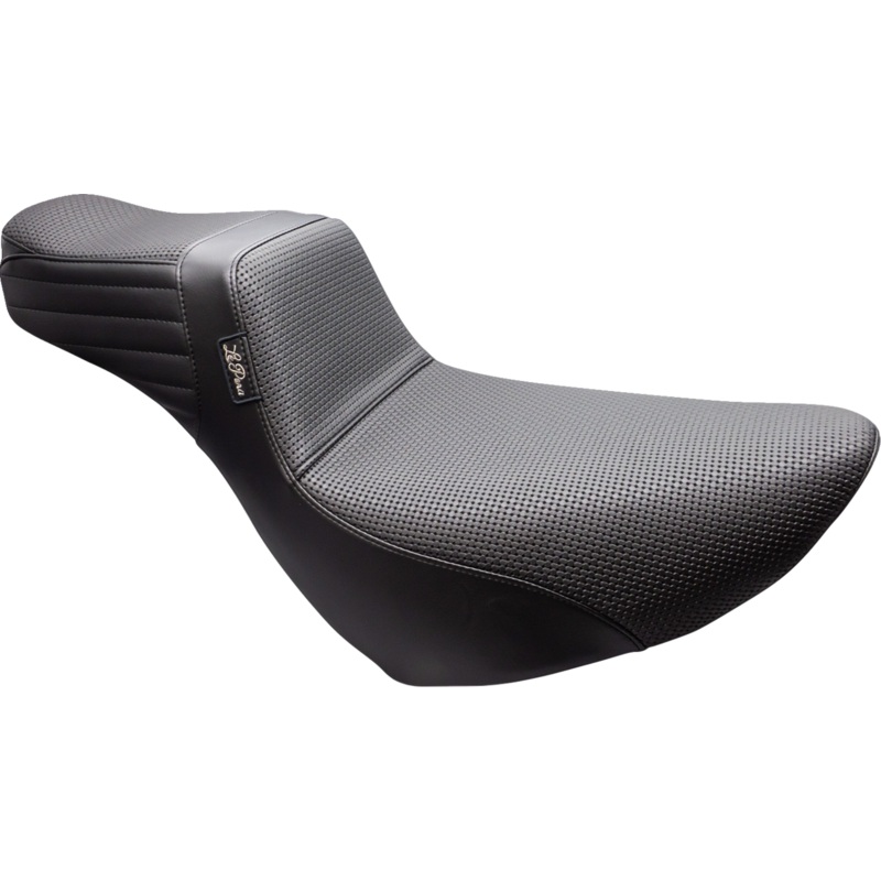 LE PERA Tailwhip Daddy Long Legs Low Rider Seat – Basketweave – Black – FL/FX ’18-’23 LYR-580DLBW