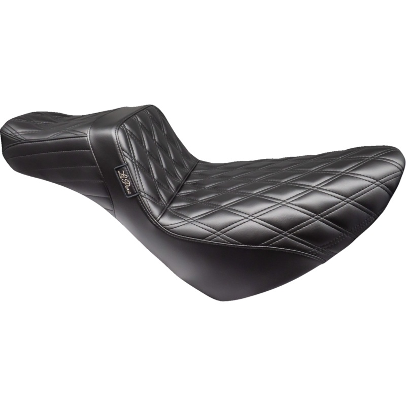 LE PERA Tailwhip Daddy Long Legs Low Rider Seat – Double Diamond – Black – FL/FX ’18-’23 LYR-580DLDD