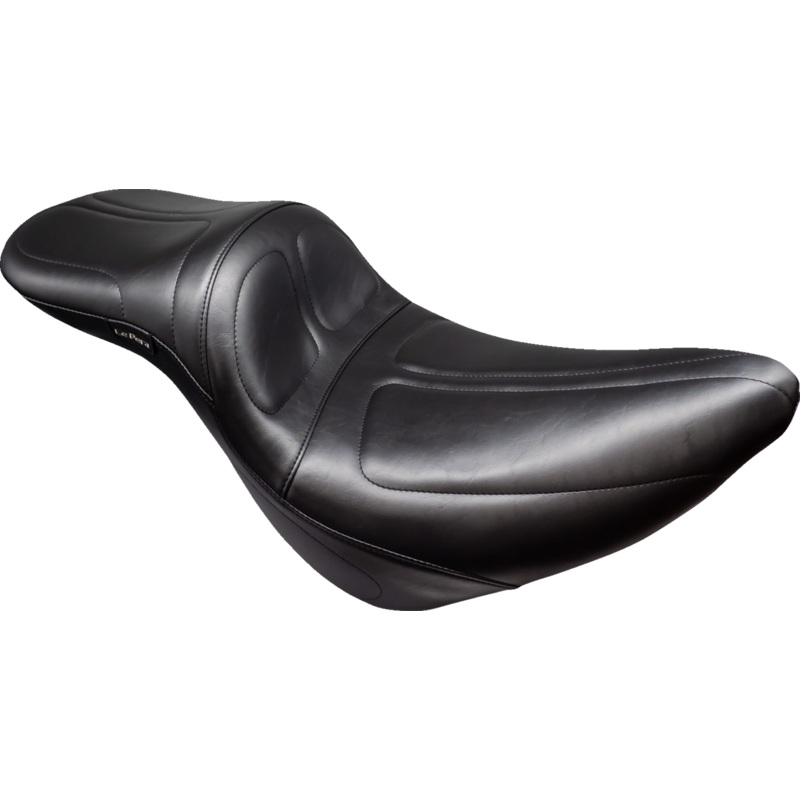 LE PERA Tailwhip Daddy Long Legs Low Rider Seat – Maverick Stitch – Black – FL/FX ’18-’24 LYR-910DL