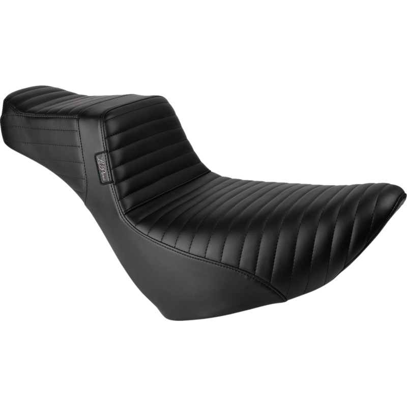 LE PERA Tailwhip Daddy Long Legs Low Rider Seat – Pleated Black – FL/FX ’18-’23 LYR-580DLPT