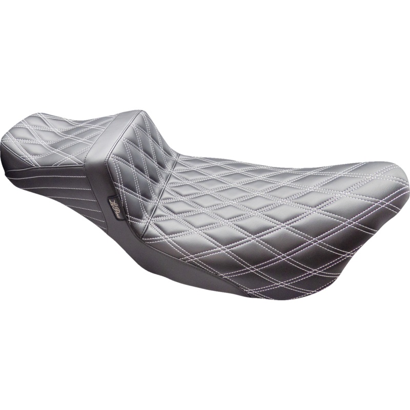 LE PERA Tailwhip Daddy Long Legs Seat – Double Diamond with Titanium Thread – FL ’08-’24 (Part LK-587DLDD-TTM)