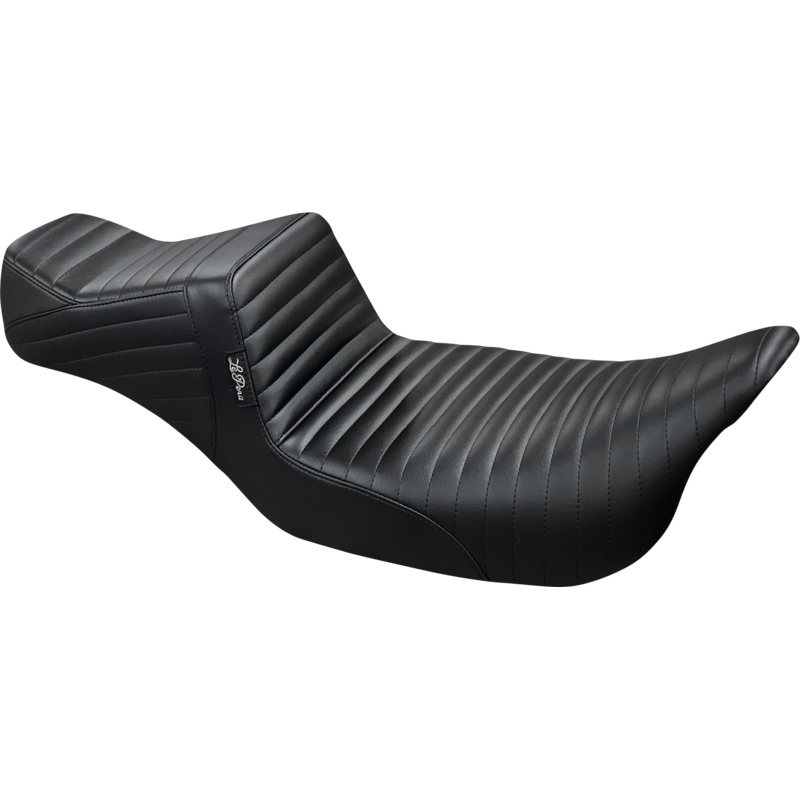 LE PERA Tailwhip Daddy Long Legs Seat – Pleated Black for Touring ’08-’23 LK-587DLPT
