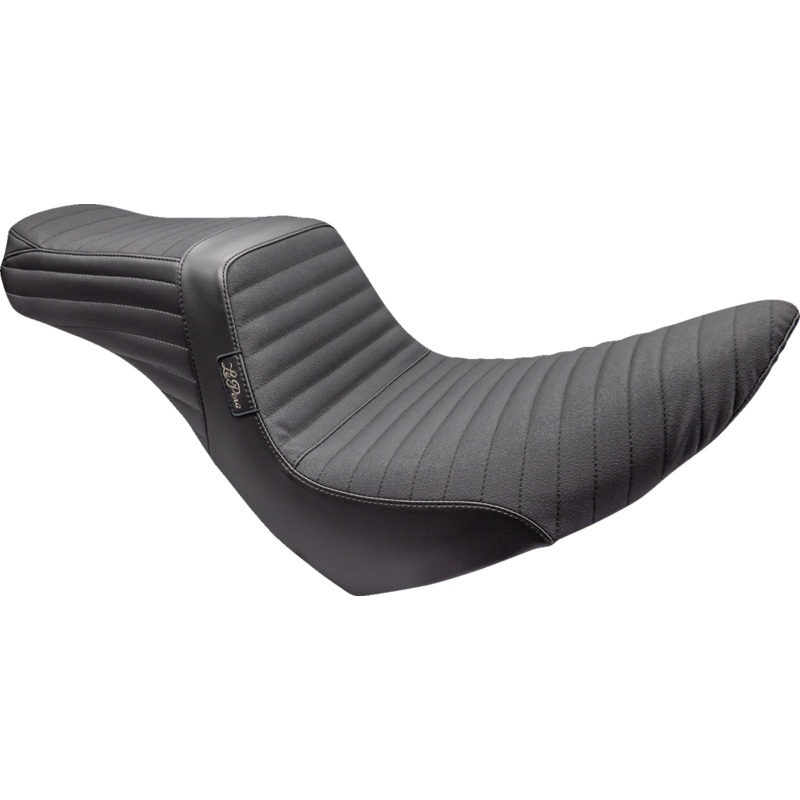 LE PERA Tailwhip Seat – Pleated with Grip Tape – Black for FL/FX ’18-’23 LYR-580PTGP