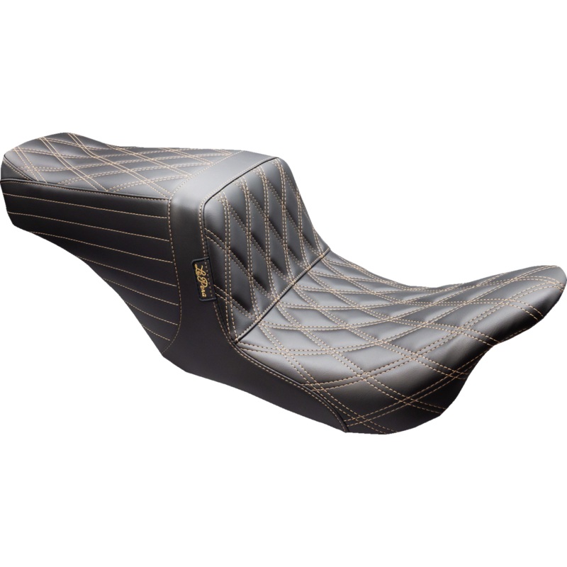 LE PERA Tailwhip Up Front Seat – Double Diamond with Chestnut Thread – FL ’08-’24 (Part LKU-587DD-CHET)