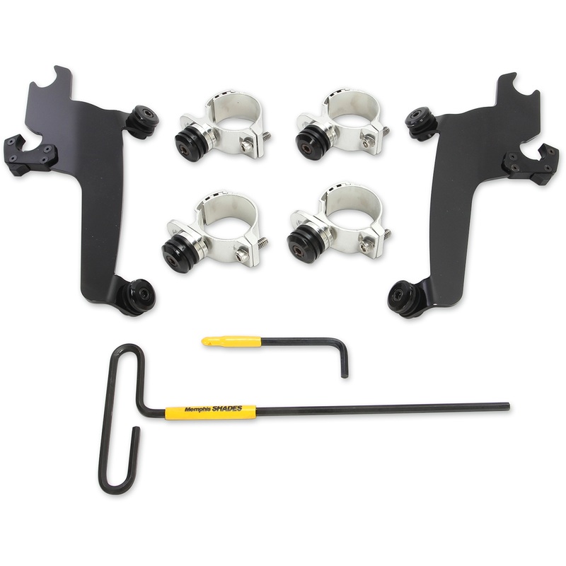 MEMPHIS SHADES MEB2020 Trigger Lock Sportshield Mounting Kit – Vegas – Black