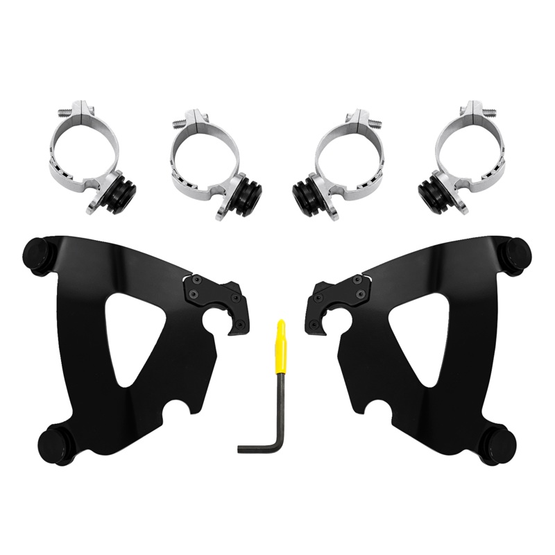 MEMPHIS SHADES Road Warrior Mounting Kit – Black – MEB2076